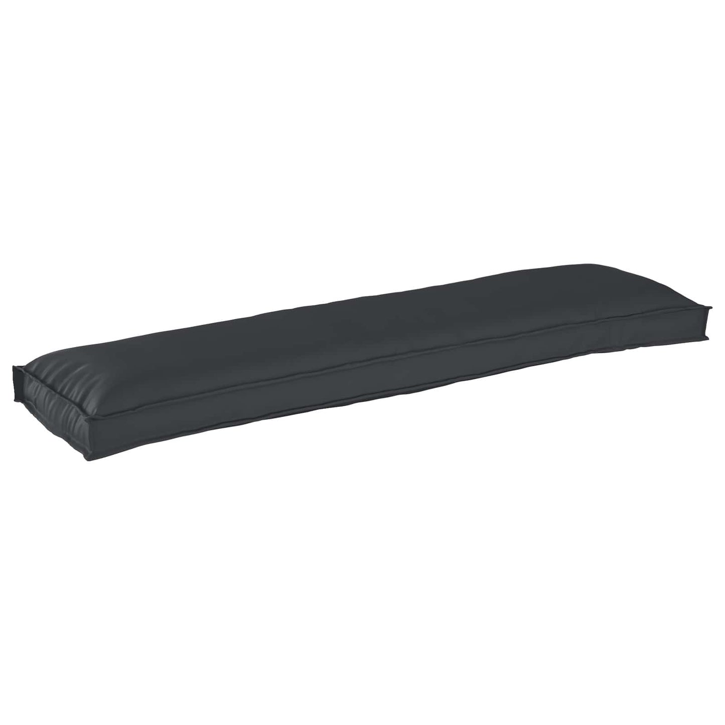 vidaXL Palettenkissenset 2 pcs Schwarz 150 x 40 x 8 cm Oxford-Stoff