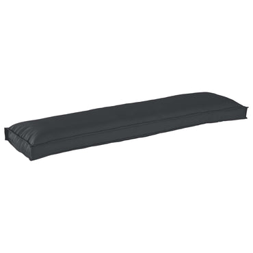 vidaXL Palettenkissenset 2 pcs Schwarz 150 x 40 x 8 cm Oxford-Stoff