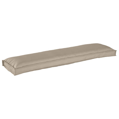 vidaXL Pallet Kissen Set 2 pcs Taupe 150 x 40 x 8 cm Oxford-Stoff