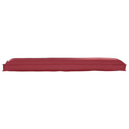 vidaXL Palettenkissenset 2 pcs Weinrot 150 x 40 x 8 cm Oxford-Stoff