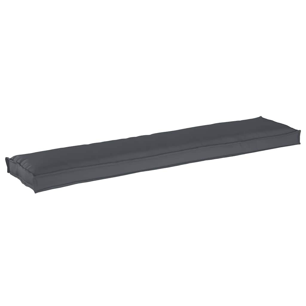 vidaXL Palettenkissenset 2 pcs Anthrazit 180 x 40 x 8 cm Oxford-Stoff