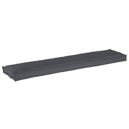 vidaXL Palettenkissenset 2 pcs Anthrazit 180 x 40 x 8 cm Oxford-Stoff