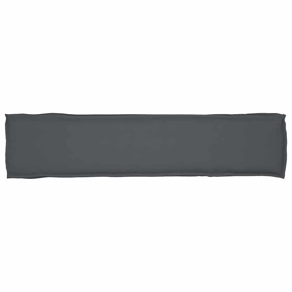 vidaXL Palettenkissenset 2 pcs Anthrazit 180 x 40 x 8 cm Oxford-Stoff