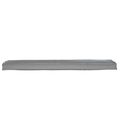 vidaXL Palettenkissenset 2 pcs Grau 180 x 40 x 8 cm Oxford-Stoff