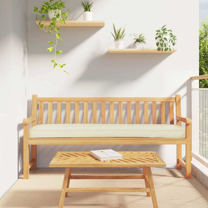 vidaXL Pallet Kissen Set 2 pcs Creme 180 x 40 x 8 cm 100% Polyester