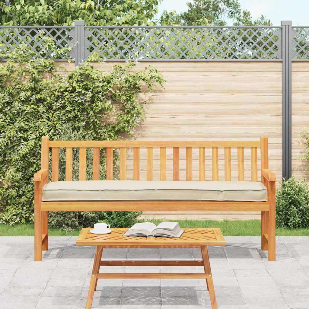 vidaXL Pallet Kissen Set 2 pcs Creme 180 x 40 x 8 cm 100% Polyester