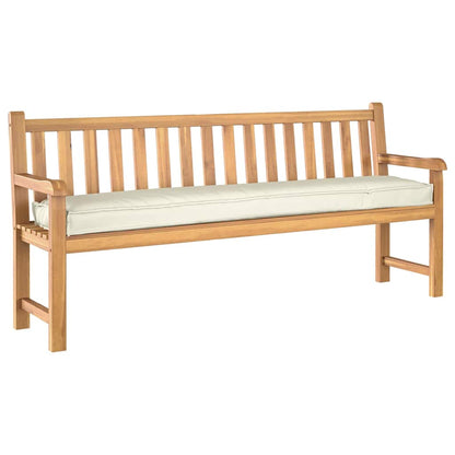 vidaXL Pallet Kissen Set 2 pcs Creme 180 x 40 x 8 cm 100% Polyester