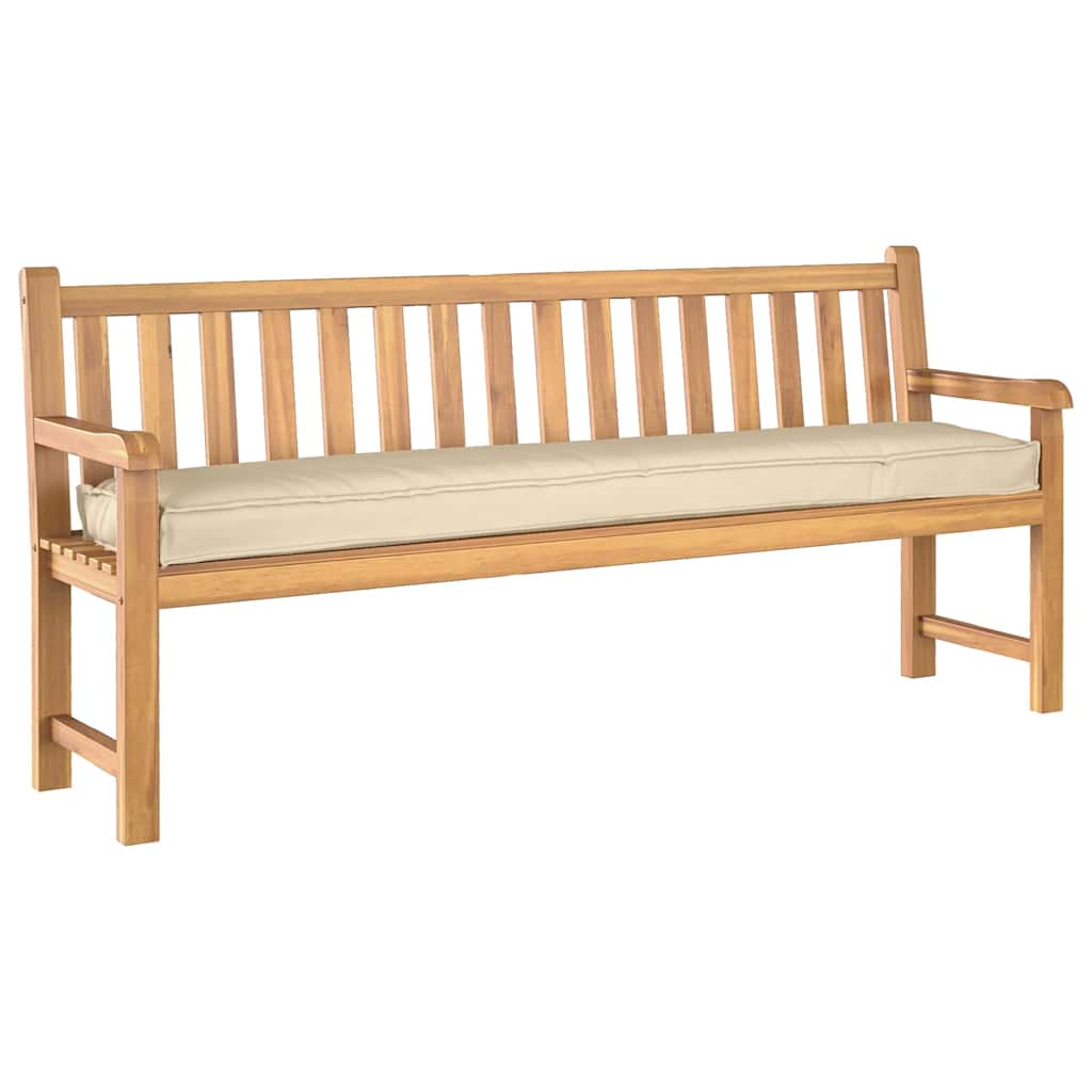 vidaXL Pallet Kissen Set 2 pcs Beige 180 x 40 x 8 cm 100% Polyester