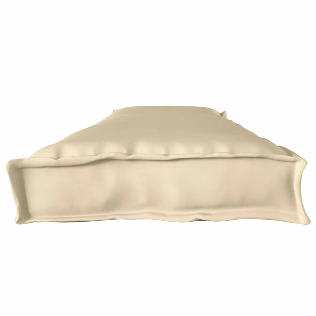 vidaXL Pallet Kissen Set 2 pcs Beige 180 x 40 x 8 cm 100% Polyester