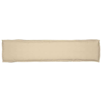 vidaXL Pallet Kissen Set 2 pcs Beige 180 x 40 x 8 cm 100% Polyester