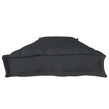 vidaXL Pallet Kissen Set 2 pcs Schwarz 180 x 40 x 8 cm 100% Polyester