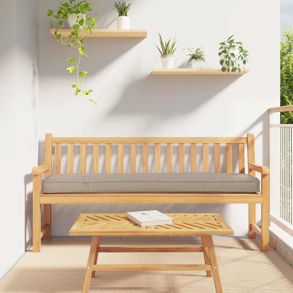 vidaXL Pallet Kissen Set 2 pcs Taupe 180 x 40 x 8 cm 100% Polyester