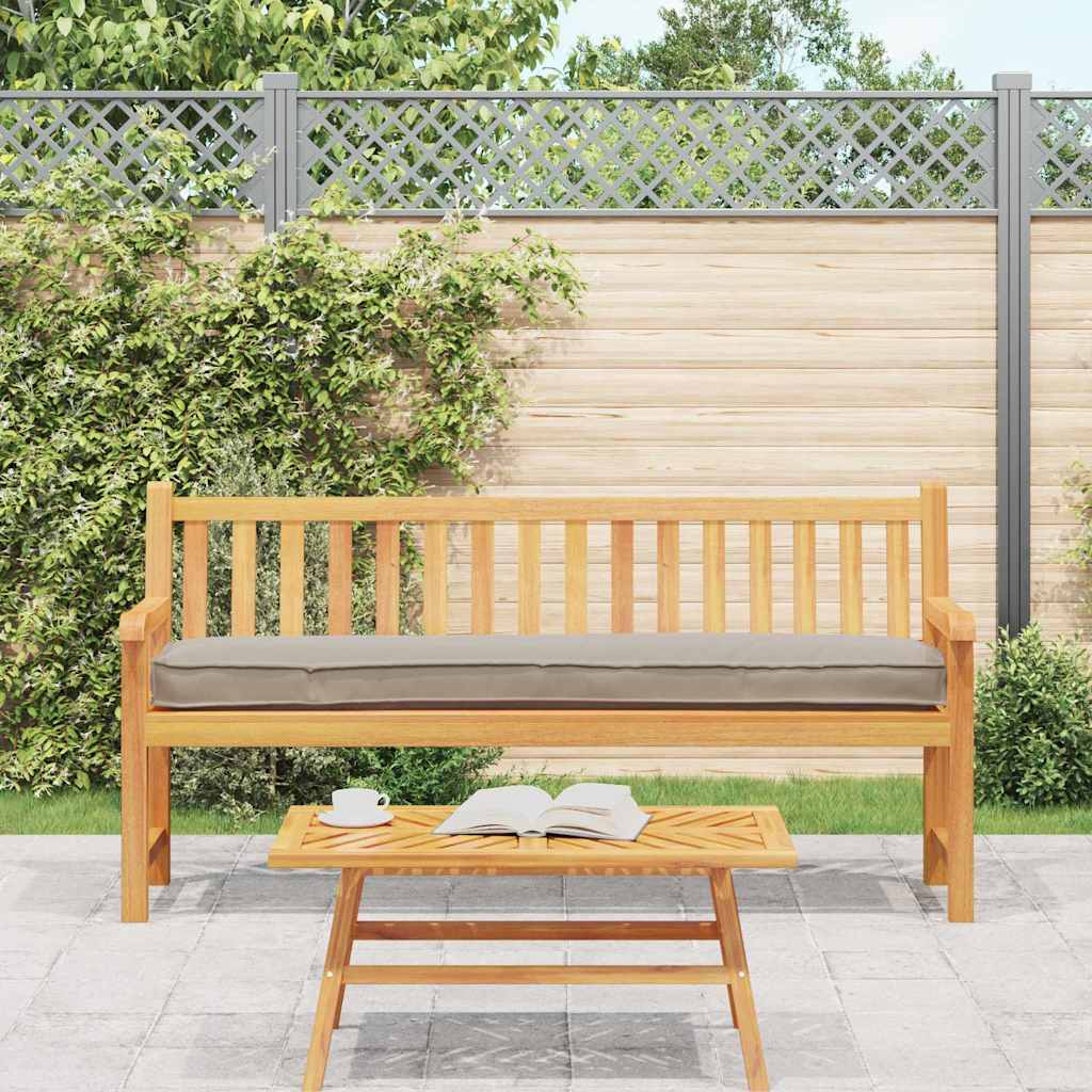 vidaXL Pallet Kissen Set 2 pcs Taupe 180 x 40 x 8 cm 100% Polyester