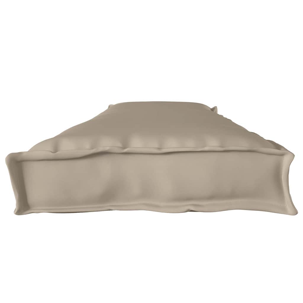 vidaXL Pallet Kissen Set 2 pcs Taupe 180 x 40 x 8 cm 100% Polyester
