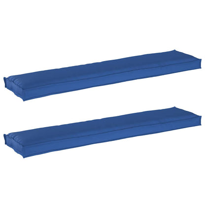 vidaXL Palettenkissenset 2 pcs Königsblau 180 x 40 x 8 cm Oxford-Stoff