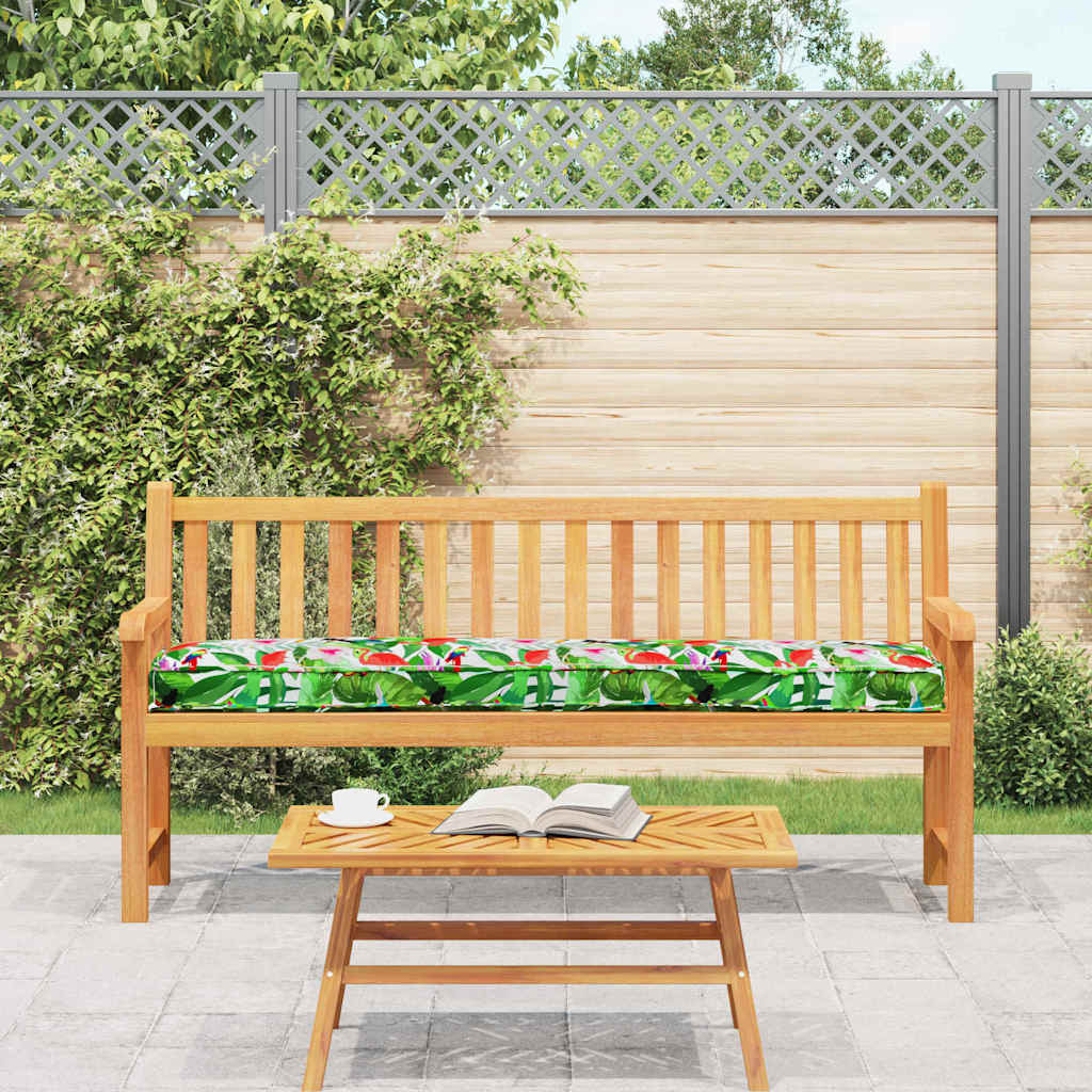 vidaXL Palettenkissenset 2 pcs Tropischer Dschungel 180 x 40 x 8 cm