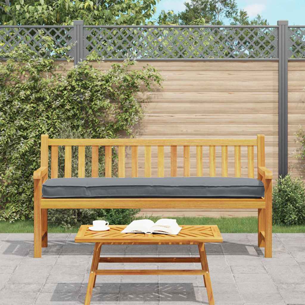 vidaXL Palettenkissenset 2 pcs Anthrazit 200 x 40 x 8 cm Oxford-Gewebe
