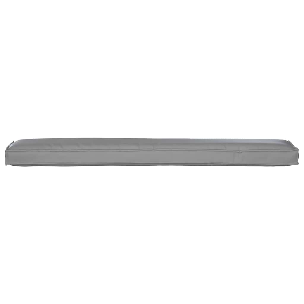 vidaXL Palettenkissenset 2 pcs Grau 200 x 40 x 8 cm Oxford-Gewebe