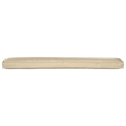vidaXL Pallet Kissen Set 2 pcs Beige 200 x 40 x 8 cm Oxford Stoff