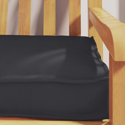 vidaXL Pallet Kissen Set 2 pcs Schwarz 200 x 40 x 8 cm Oxford Stoff