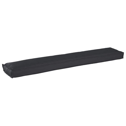 vidaXL Pallet Kissen Set 2 pcs Schwarz 200 x 40 x 8 cm Oxford Stoff