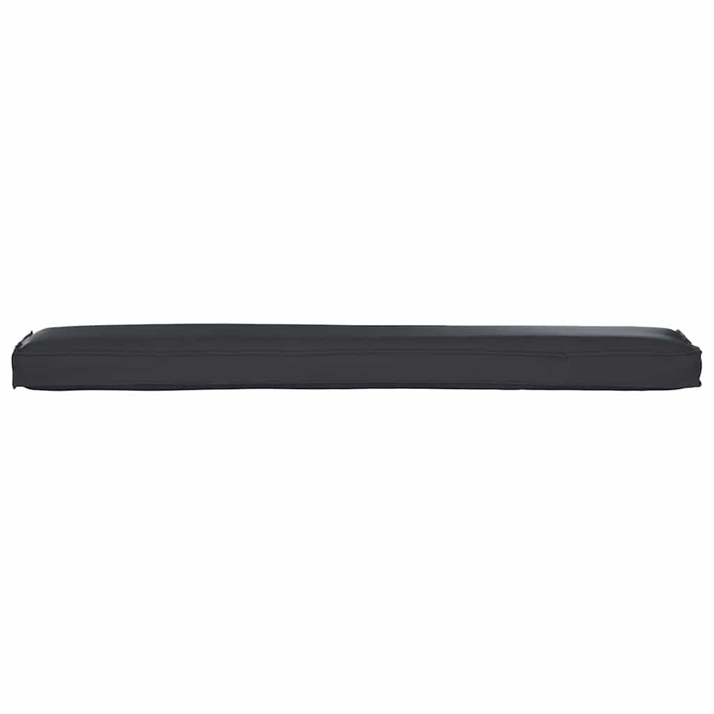 vidaXL Pallet Kissen Set 2 pcs Schwarz 200 x 40 x 8 cm Oxford Stoff