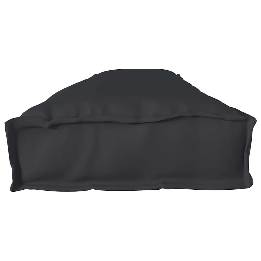 vidaXL Pallet Kissen Set 2 pcs Schwarz 200 x 40 x 8 cm Oxford Stoff