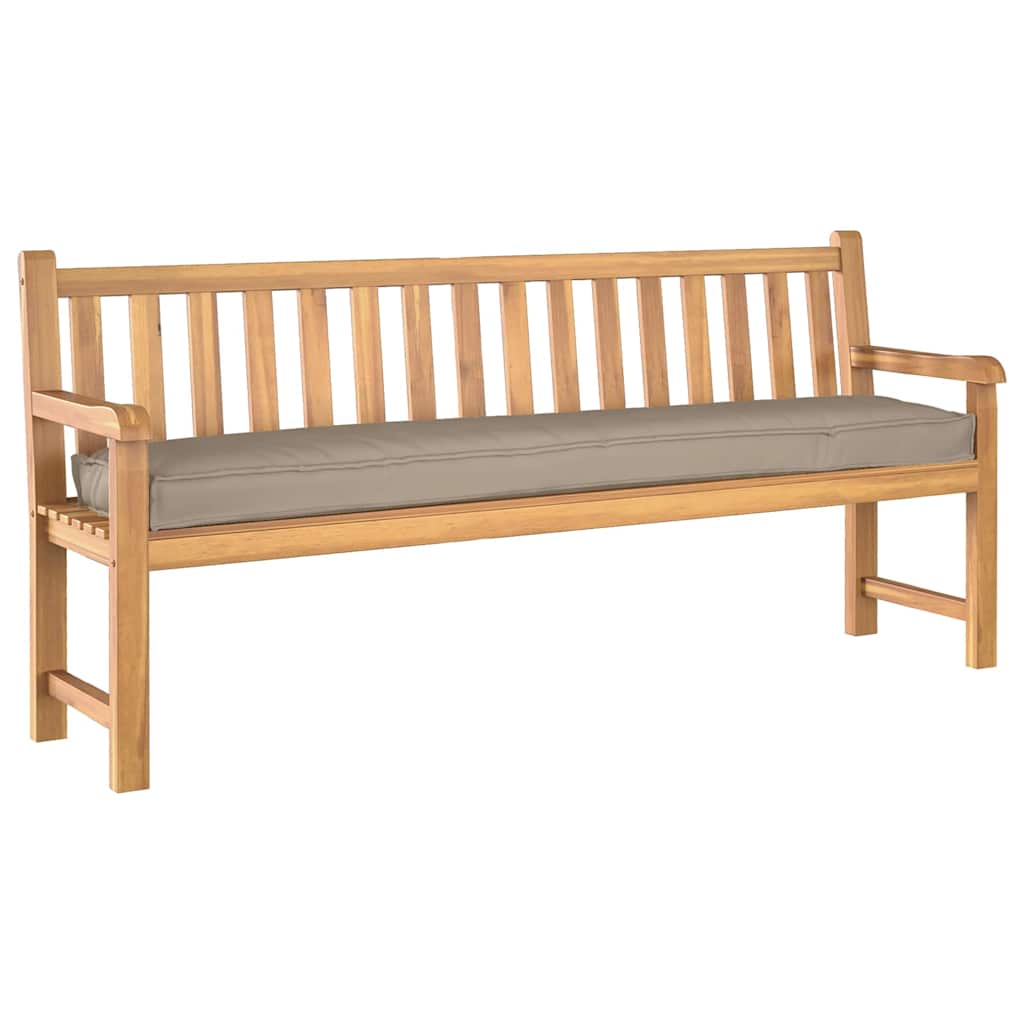 vidaXL Pallet Kissen Set 2 pcs Taupe 200 x 40 x 8 cm Oxford Stoff
