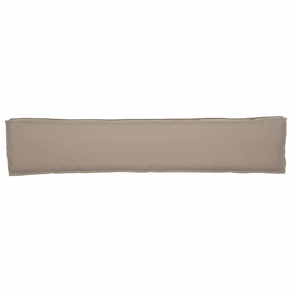 vidaXL Pallet Kissen Set 2 pcs Taupe 200 x 40 x 8 cm Oxford Stoff