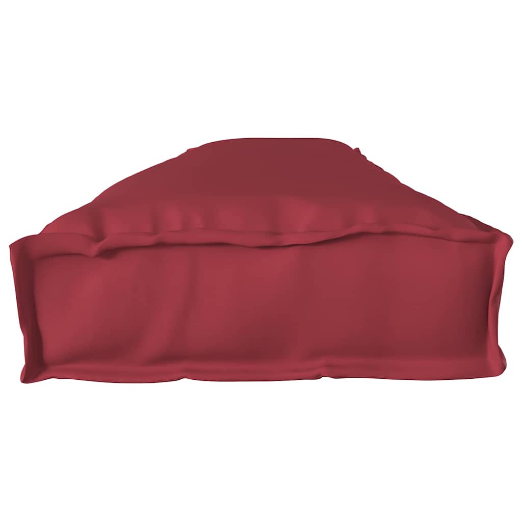 vidaXL Pallet Kissen Set 2 pcs Weinrot 200 x 40 x 8 cm Oxford Stoff