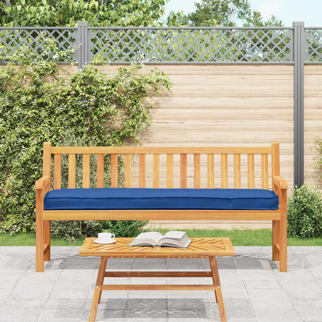 vidaXL Ensemble de coussins de palette 2 pcs Bleu roi 200 x 40 x 8 cm