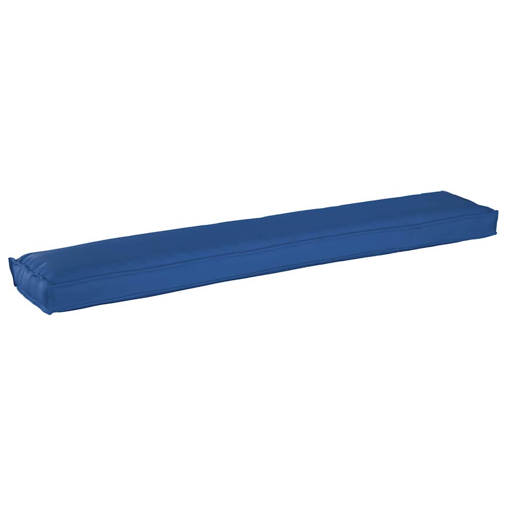vidaXL Ensemble de coussins de palette 2 pcs Bleu roi 200 x 40 x 8 cm