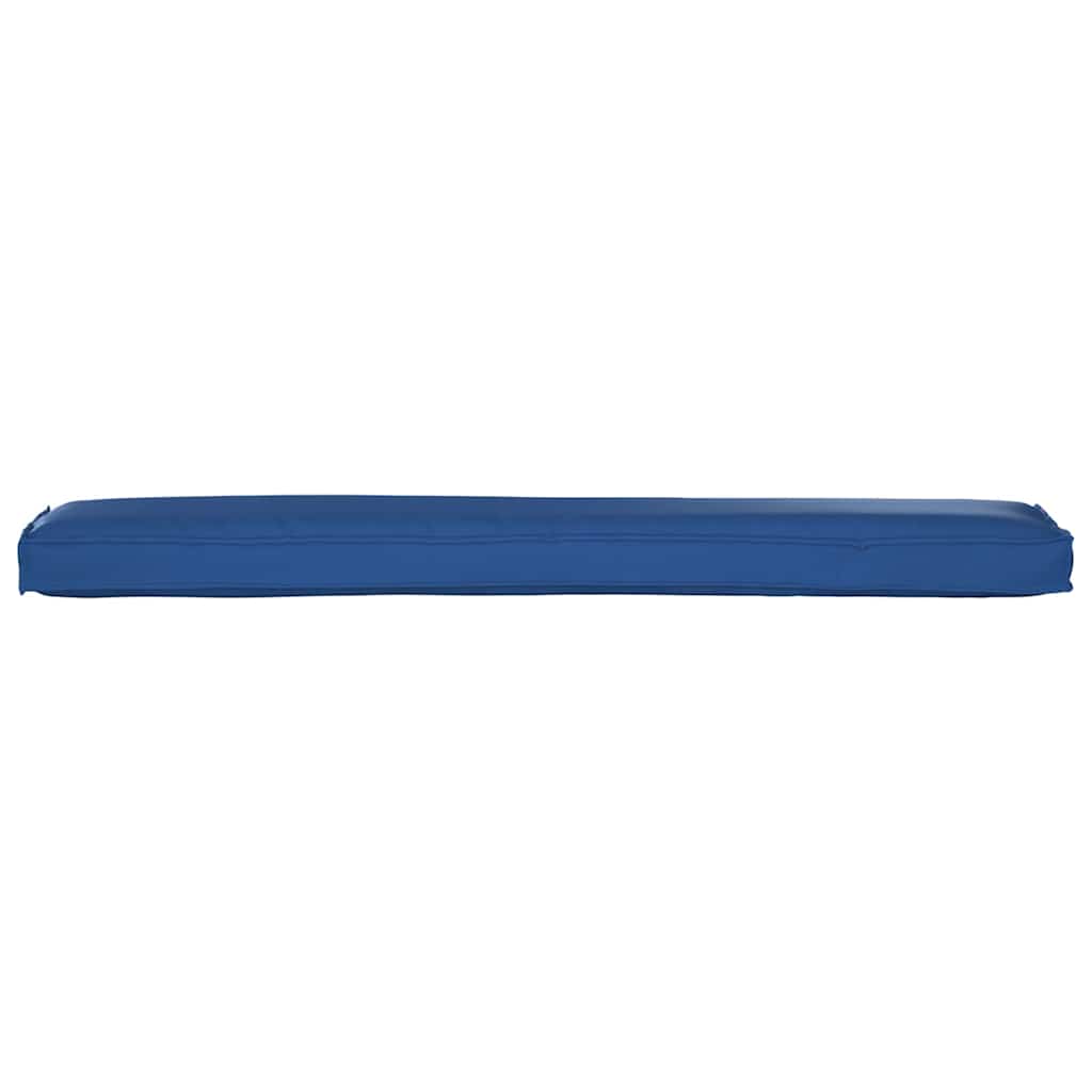 vidaXL Ensemble de coussins de palette 2 pcs Bleu roi 200 x 40 x 8 cm