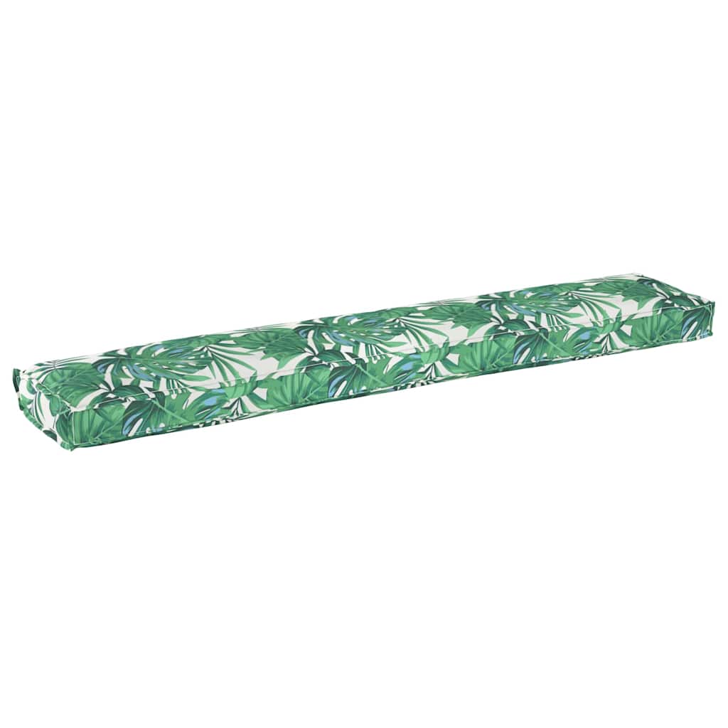 vidaXL Palettenkissenset Floral 2 pcs Blattmuster 200 x 40 x 8 cm