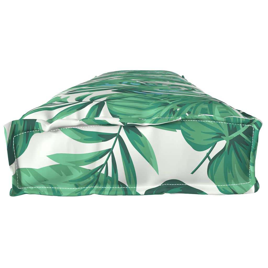 vidaXL Palettenkissenset Floral 2 pcs Blattmuster 200 x 40 x 8 cm