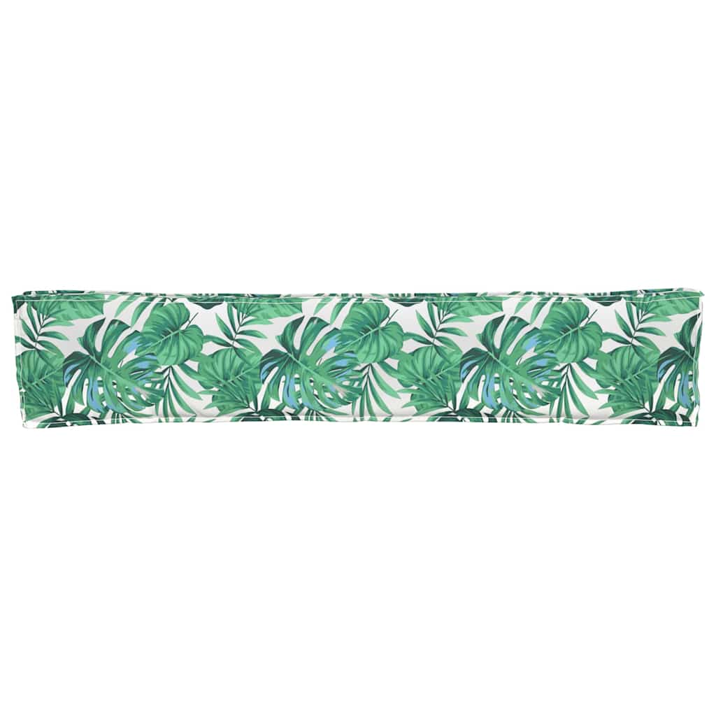 vidaXL Palettenkissenset Floral 2 pcs Blattmuster 200 x 40 x 8 cm
