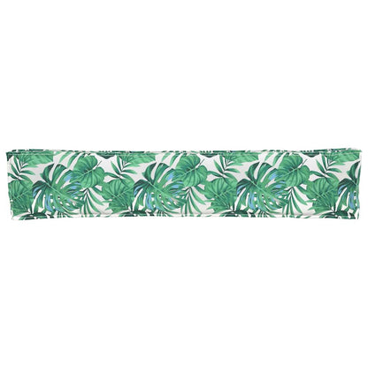 vidaXL Palettenkissenset Floral 2 pcs Blattmuster 200 x 40 x 8 cm
