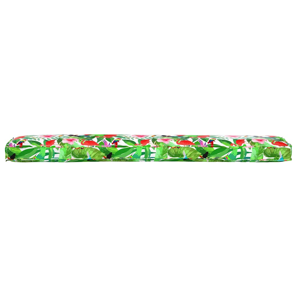 vidaXL Ensemble de coussins de palette 2 pcs Jungle tropicale 200 x 40 x 8 cm