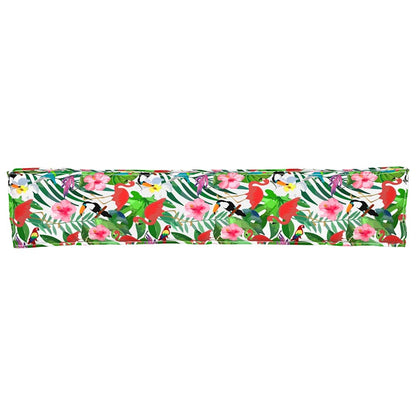 vidaXL Ensemble de coussins de palette 2 pcs Jungle tropicale 200 x 40 x 8 cm