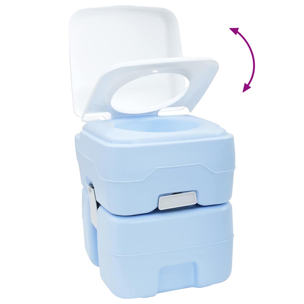 Camping-Toilette Blau 41,5 x 36,5 x 42 cm