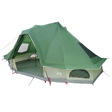 vidaXL Familien-Tipi-Zelt Tipi mit Dach Grün 466 x 310 x 240 cm