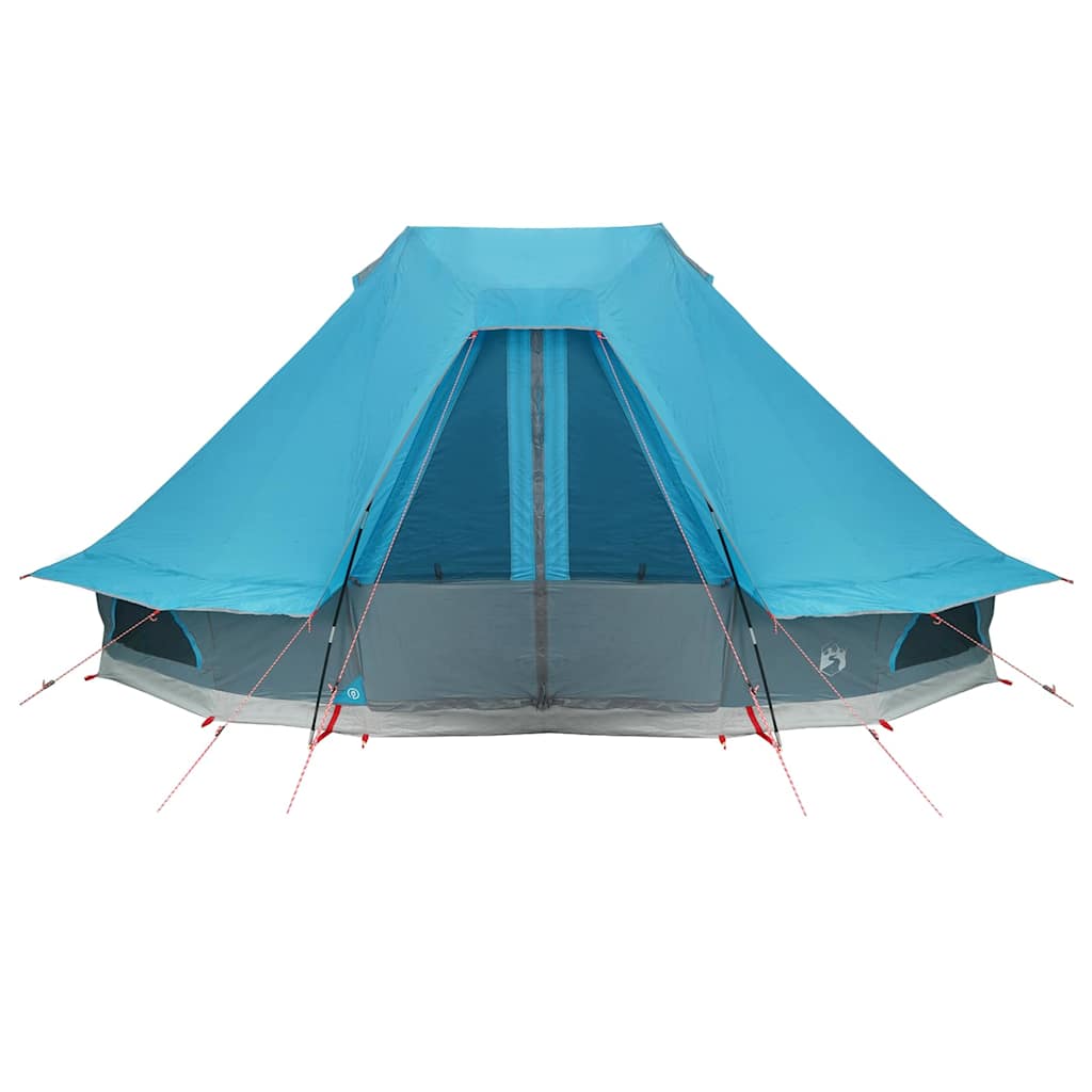 vidaXL Familien-Tipi-Zelt Tipi mit Dach Blau 466 x 310 x 240 cm