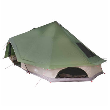 vidaXL Familien-Tipi-Zelt Tipi mit Dach Grün 680 x 430 x 270 cm