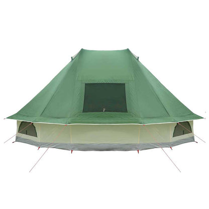 vidaXL Familien-Tipi-Zelt Tipi mit Dach Grün 680 x 430 x 270 cm