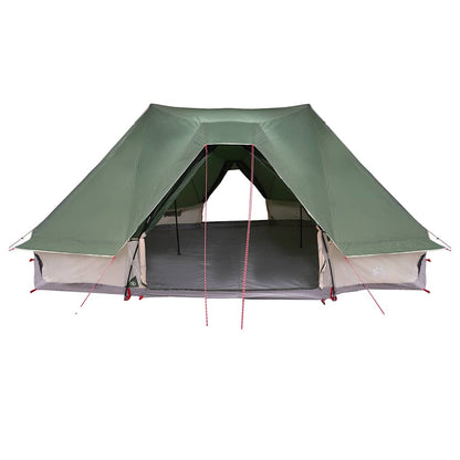 vidaXL Familien-Tipi-Zelt Tipi mit Dach Grün 680 x 430 x 270 cm