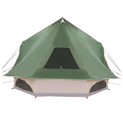 vidaXL Familien-Tipi-Zelt Tipi mit Dach Grün 680 x 430 x 270 cm