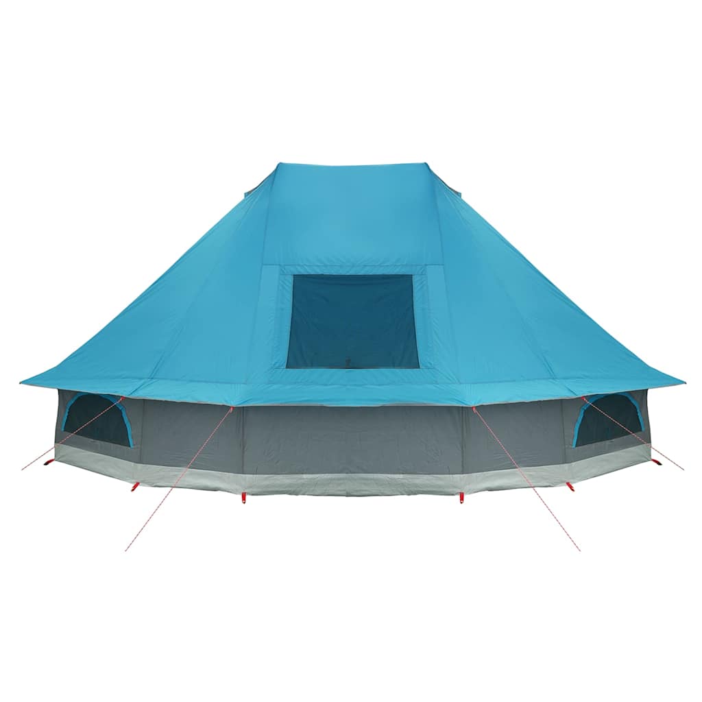 vidaXL Familien-Tipi-Zelt Tipi mit Dach Blau 680 x 430 x 270 cm