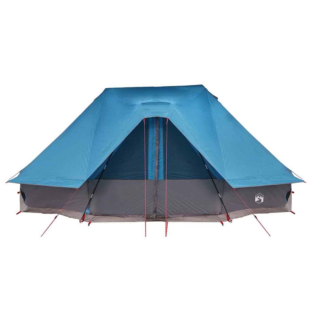 vidaXL Familien-Tipi-Zelt Tipi mit Dach Blau 680 x 430 x 270 cm