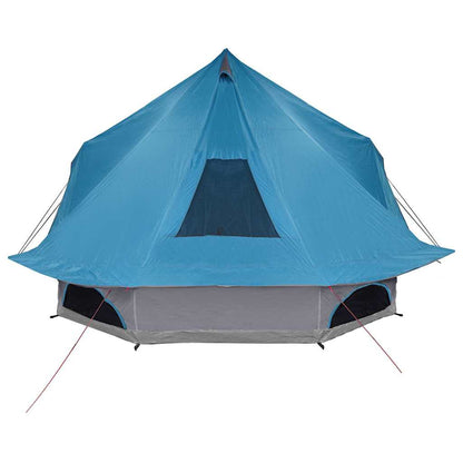 vidaXL Familien-Tipi-Zelt Tipi mit Dach Blau 680 x 430 x 270 cm