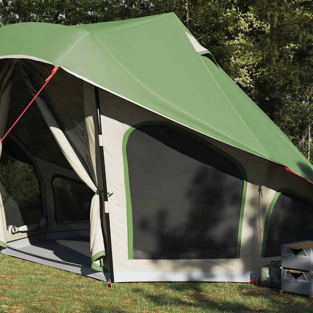 vidaXL Familien-Tipi-Zelt Tipi mit Dach Grün 508 x 470 x 300 cm